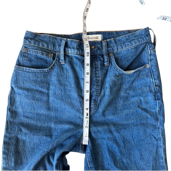 Madewell The Perfect Vintage Jean 28 Denim Blue Zip Button Fly - Picture 9 of 10